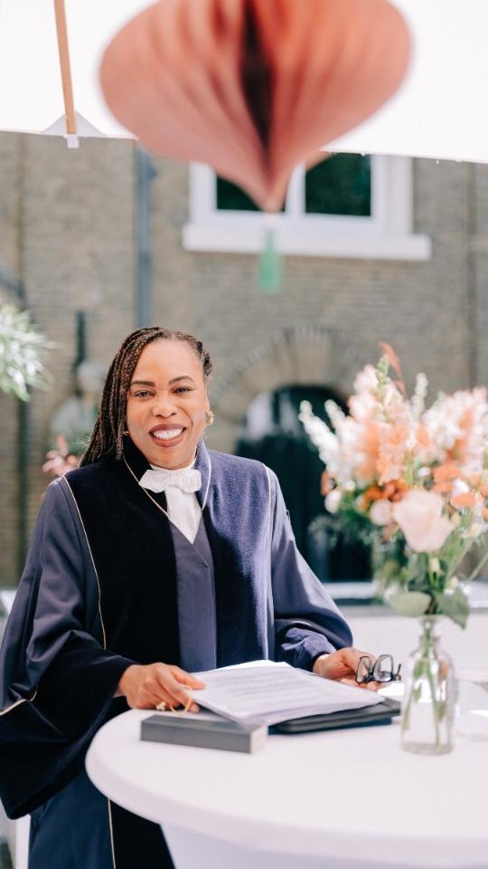 angy filemon weddingfair den haag trouwambtenaar